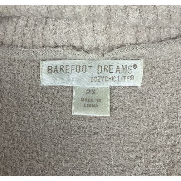 Barefoot Dreams CozyChic Lite Circle Cardigan Sweater Drapey Plus Size 2X - Picture 5 of 6